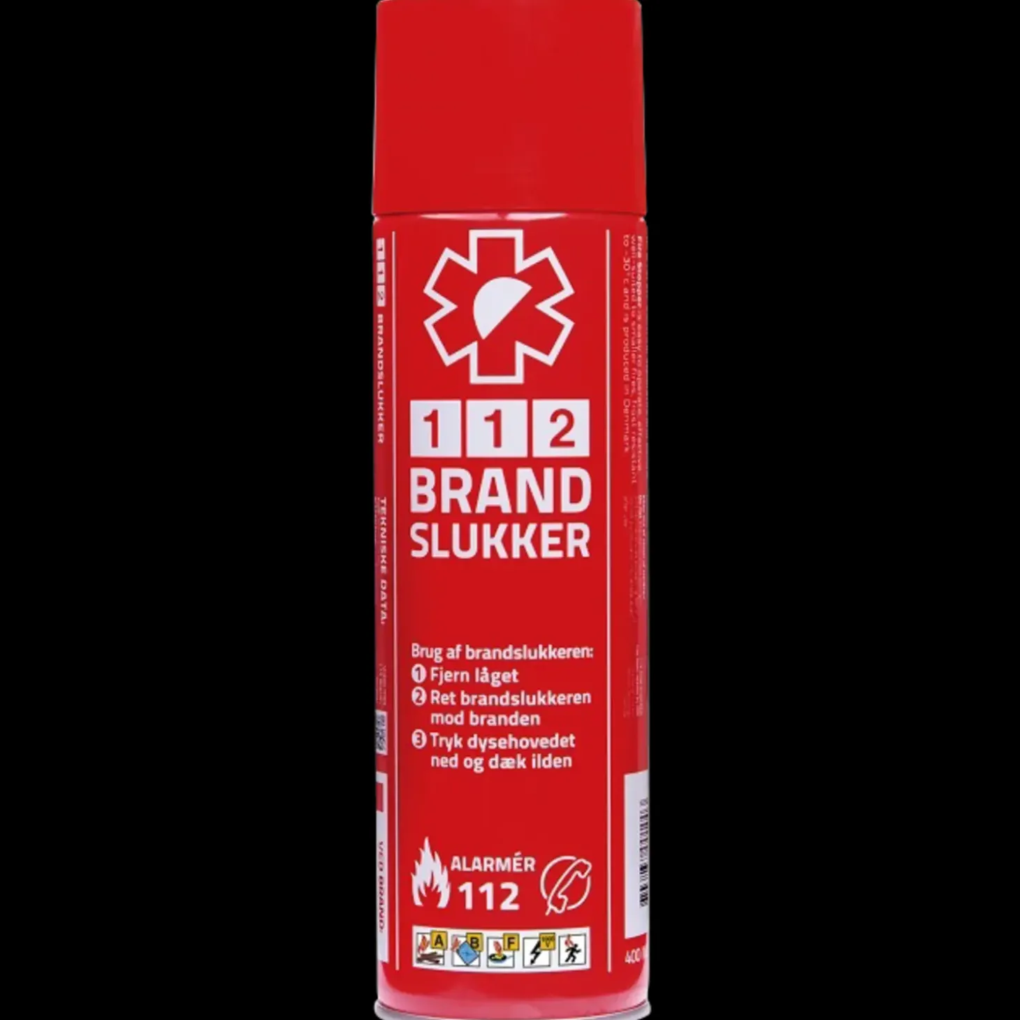 112 brandslukker 400 ml dåse