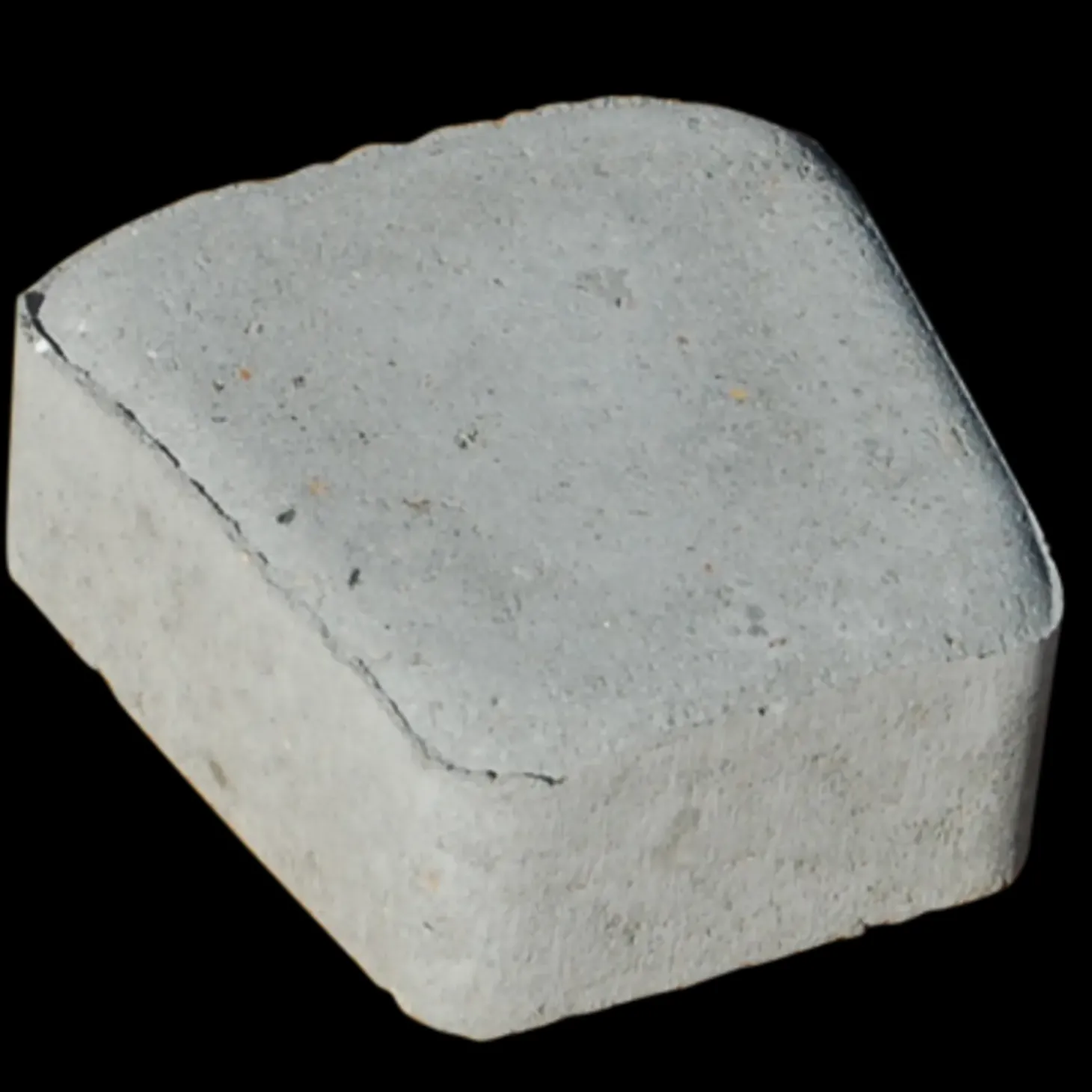 5 cm grå hjertingsten flexline STOR 14x14/10,5 cm