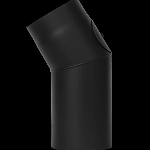 Aduro bøjning med renseluge sort 250x250 mm 90°
