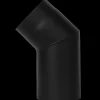 Aduro røgrør bøjning 235x165 mm sort 15°