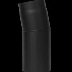 Aduro røgrør bøjning 235x165 mm sort 15°