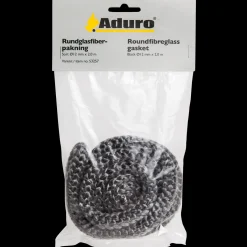 Aduro rund sort glasfiberpakning Ø8mm x 2,0 m
