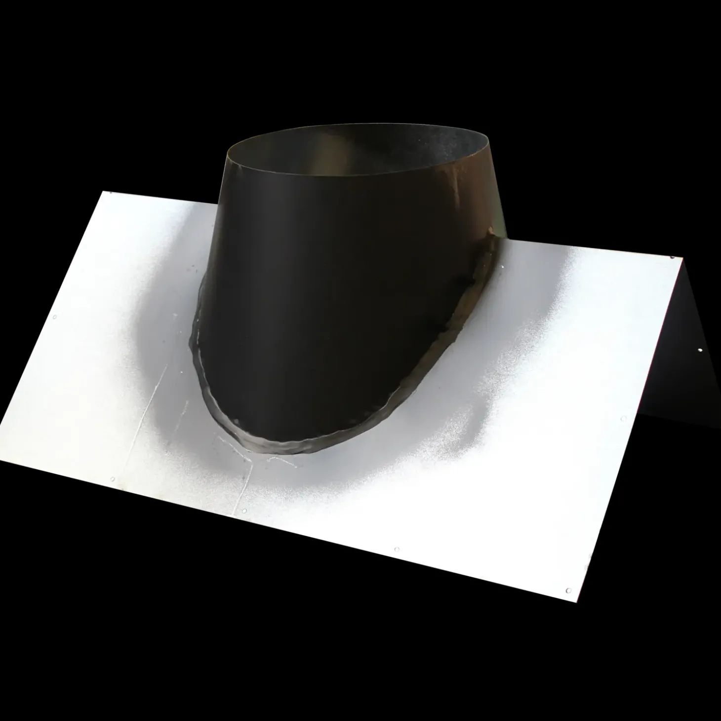 Aduro taginddækning galvaniseret rygning sort  30°