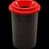 Affaldsspand eco 50 liter, rød låg