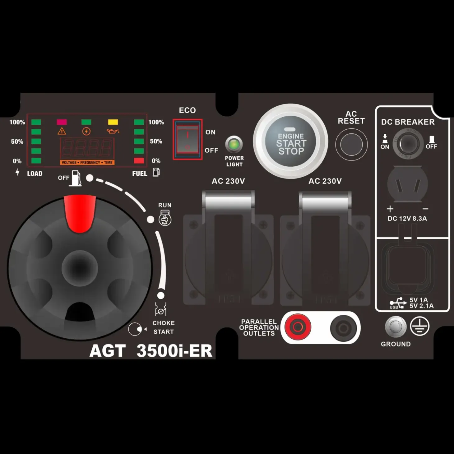 AGT Inverter Generator – 3500I - 3,5 kW 230V