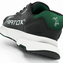 Airtox FL4 sikkerhedssko sort/militærgrønt str. 45