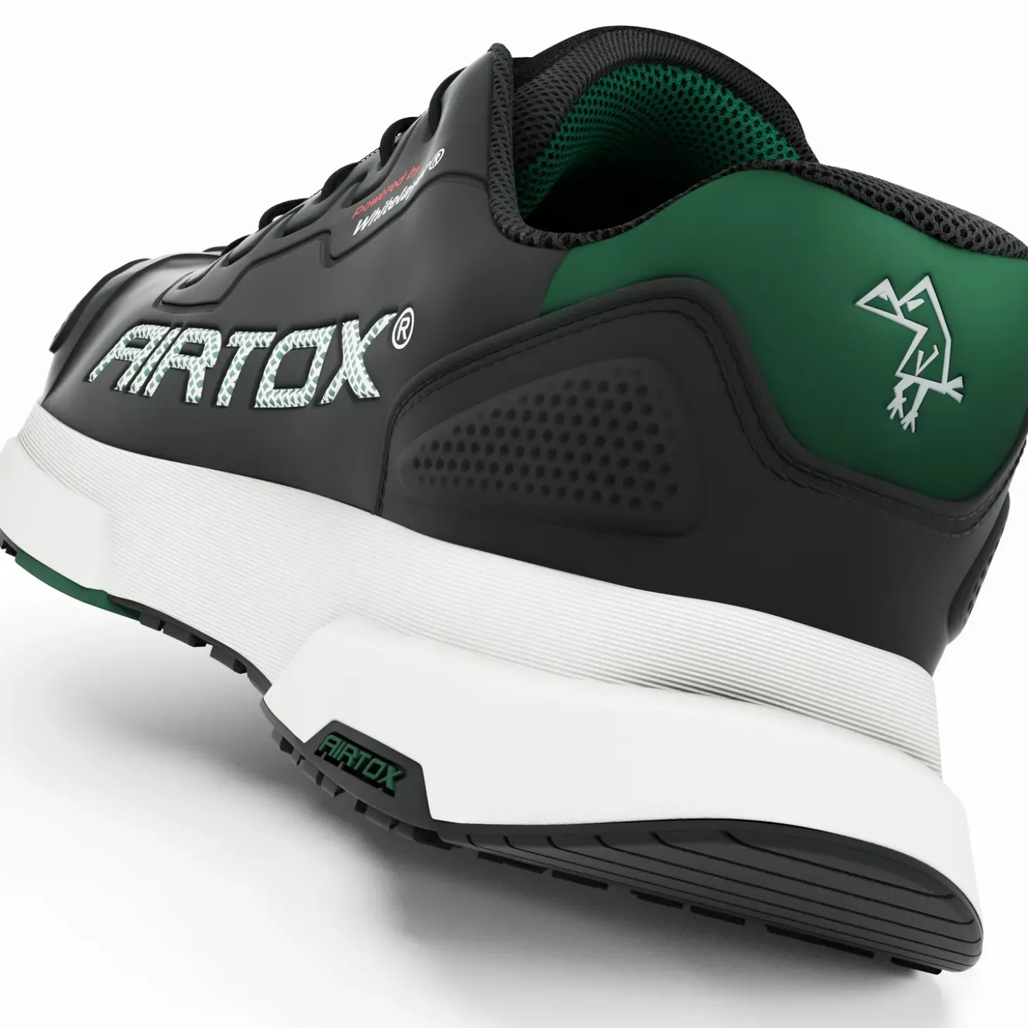 Airtox FL4 sikkerhedssko sort/militærgrønt str. 45