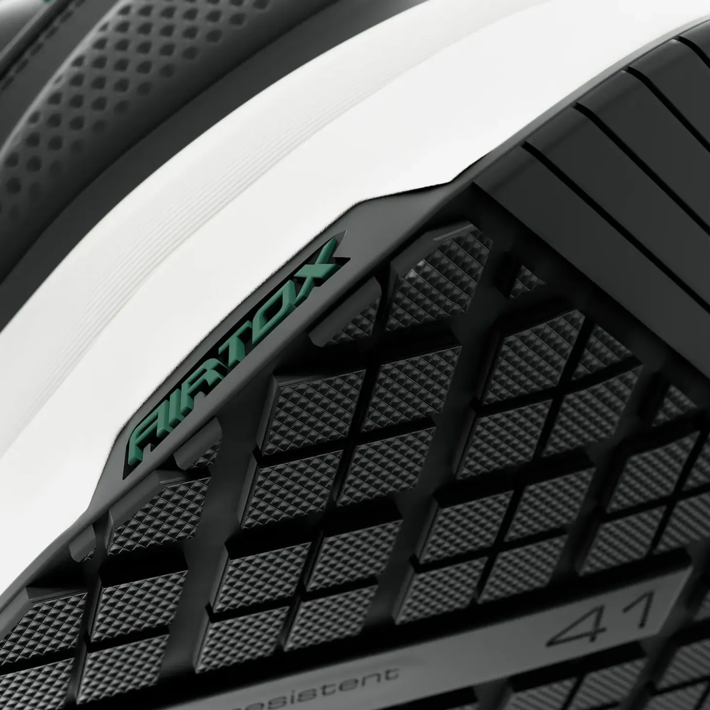 Airtox FL4 sikkerhedssko sort/militærgrønt str. 45