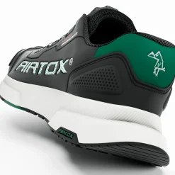 Airtox FL44 sikkerhedssko sort/militærgrønt str. 42