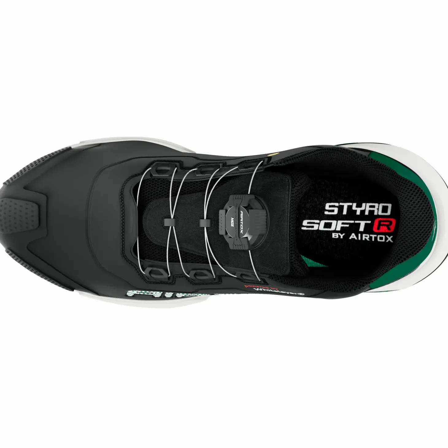 Airtox FL44 sikkerhedssko sort/militærgrønt str. 42