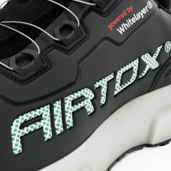 Airtox FL44 sikkerhedssko sort/militærgrønt str. 42