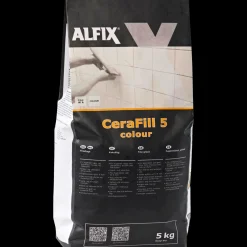 Alfix CeraFill 5 Colour flisefuge 5 kg lysgrå