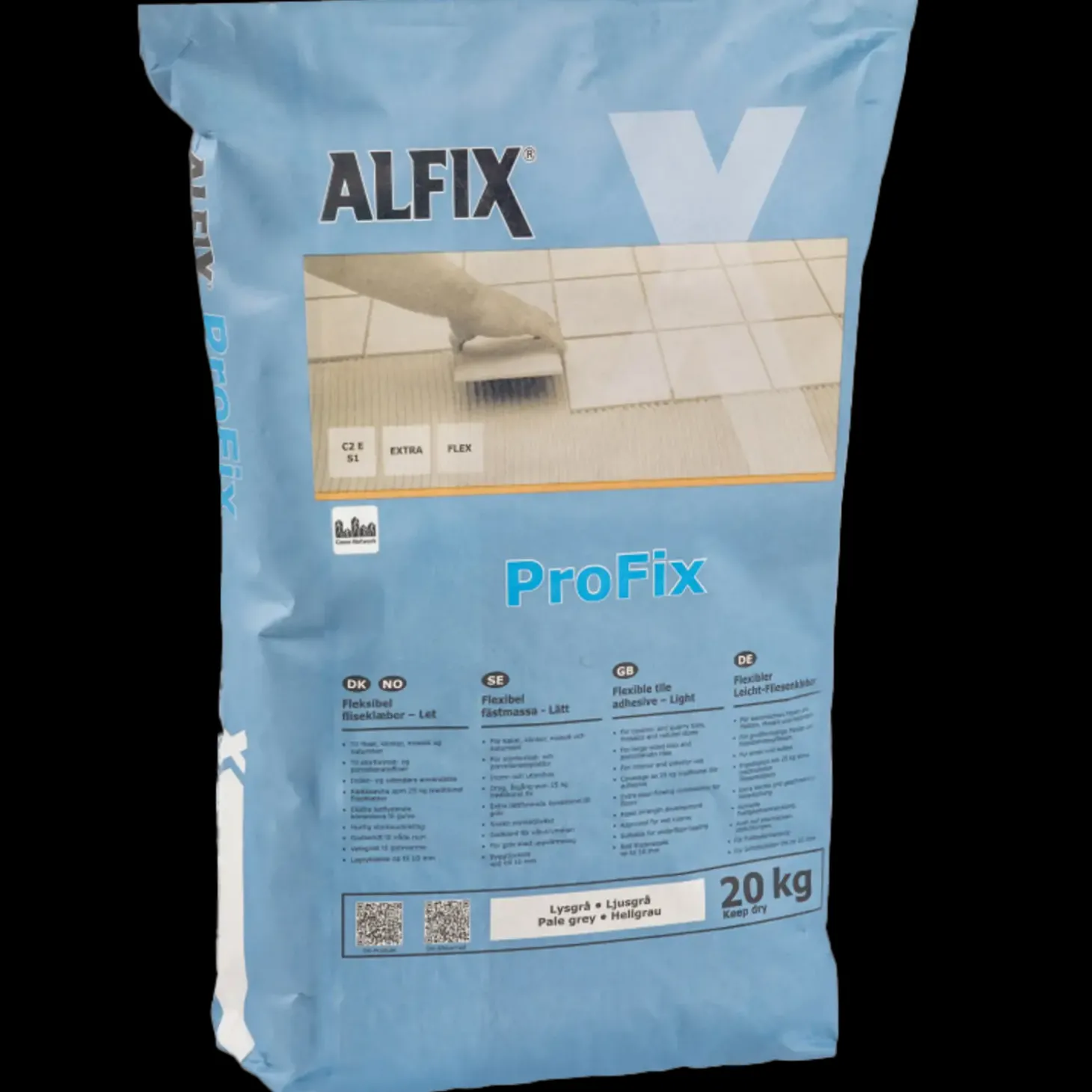 Alfix ProFix lysegrå 20 kg