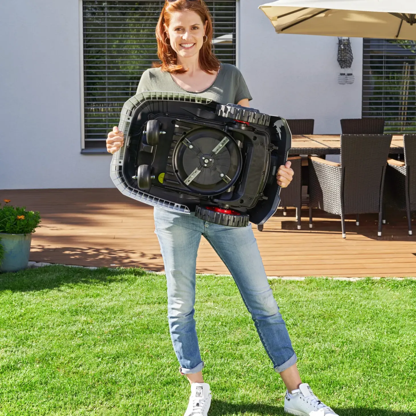 AL-KO Robolinho® robotplæneklipper 550 W inkl. garage (op til 550 m2)