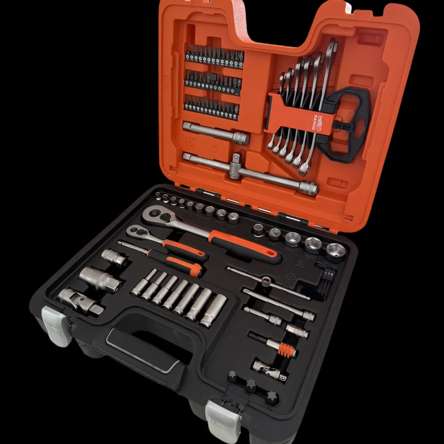 Bahco Top- og ringgaffelnøglesæt med 87 dele