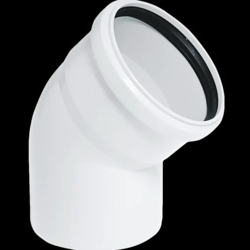 Bøjning PP 32 x mm 45° hvid