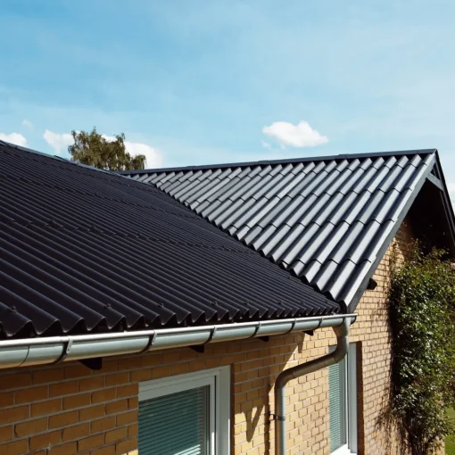 Bølgeplade B7 FK sortblå 1100x570 mm