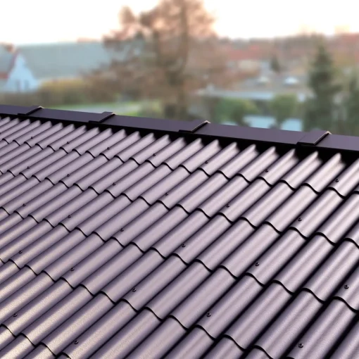 Bølgeplade B7 FK sortblå 1100x570 mm