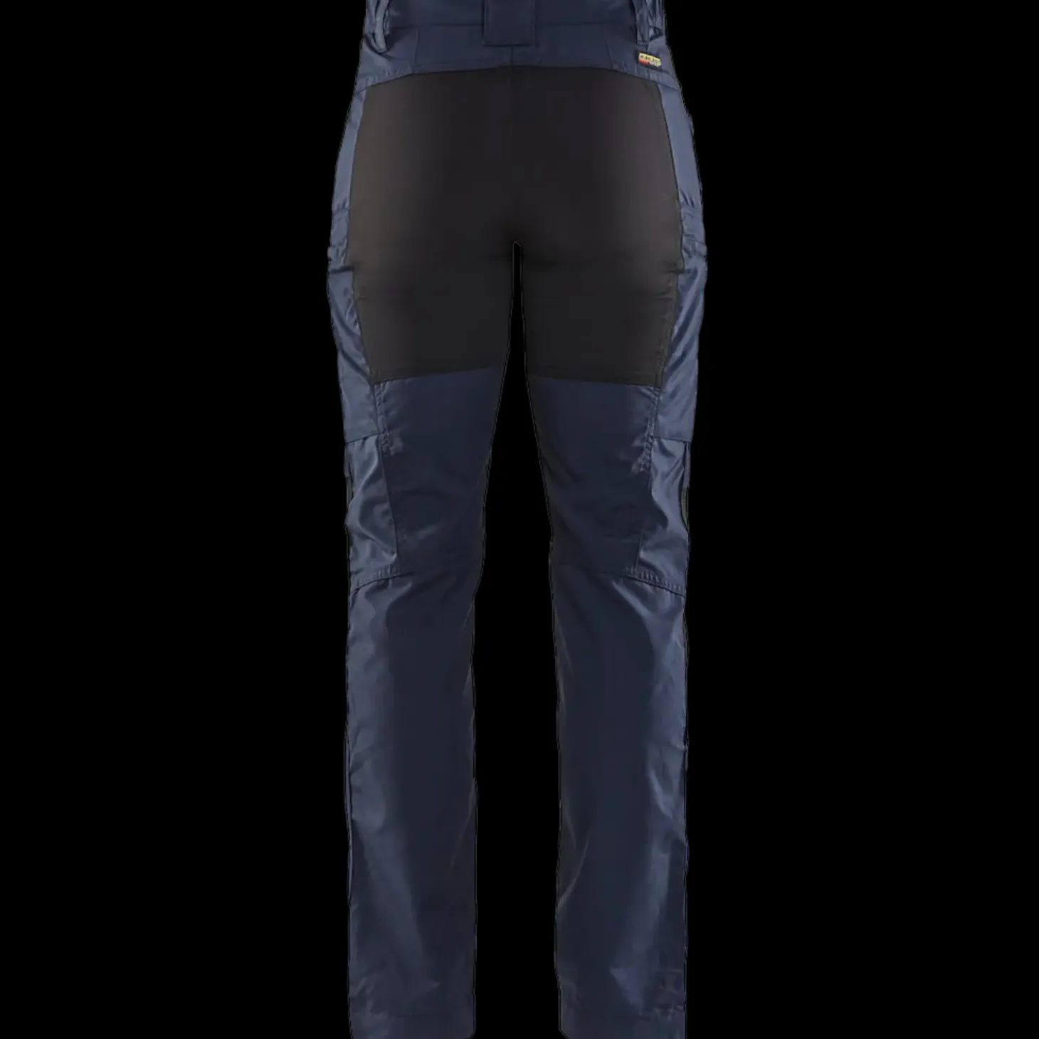 Blåklæder dame service bukser med stretch mørk marineblå/sort str. C48