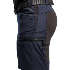 Blåklæder dame service bukser med stretch mørk marineblå/sort str. C48