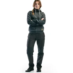 Blåklæder dame service bukser med stretch mørk grå/sort str. C42