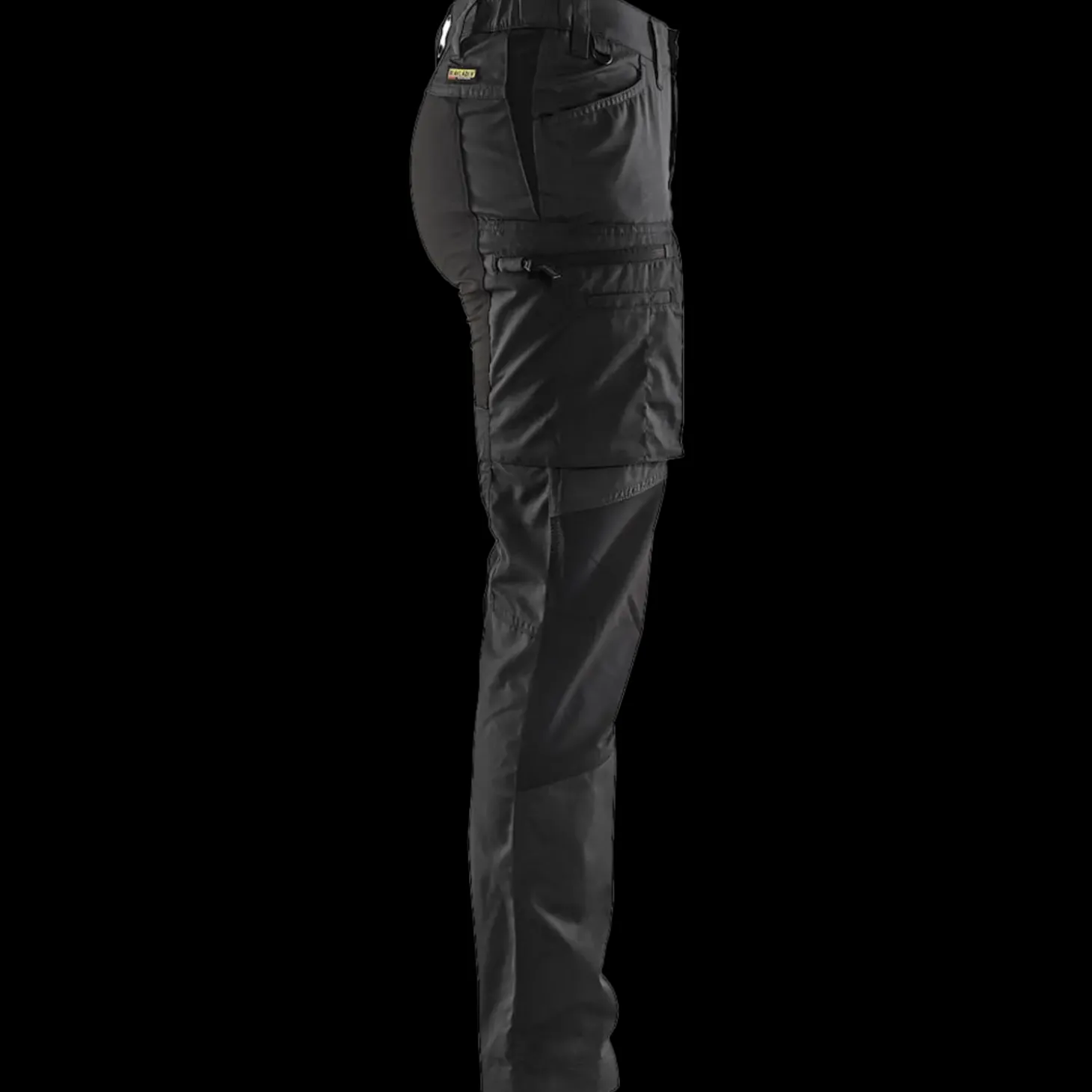 Blåklæder dame service bukser med stretch sort str. C42