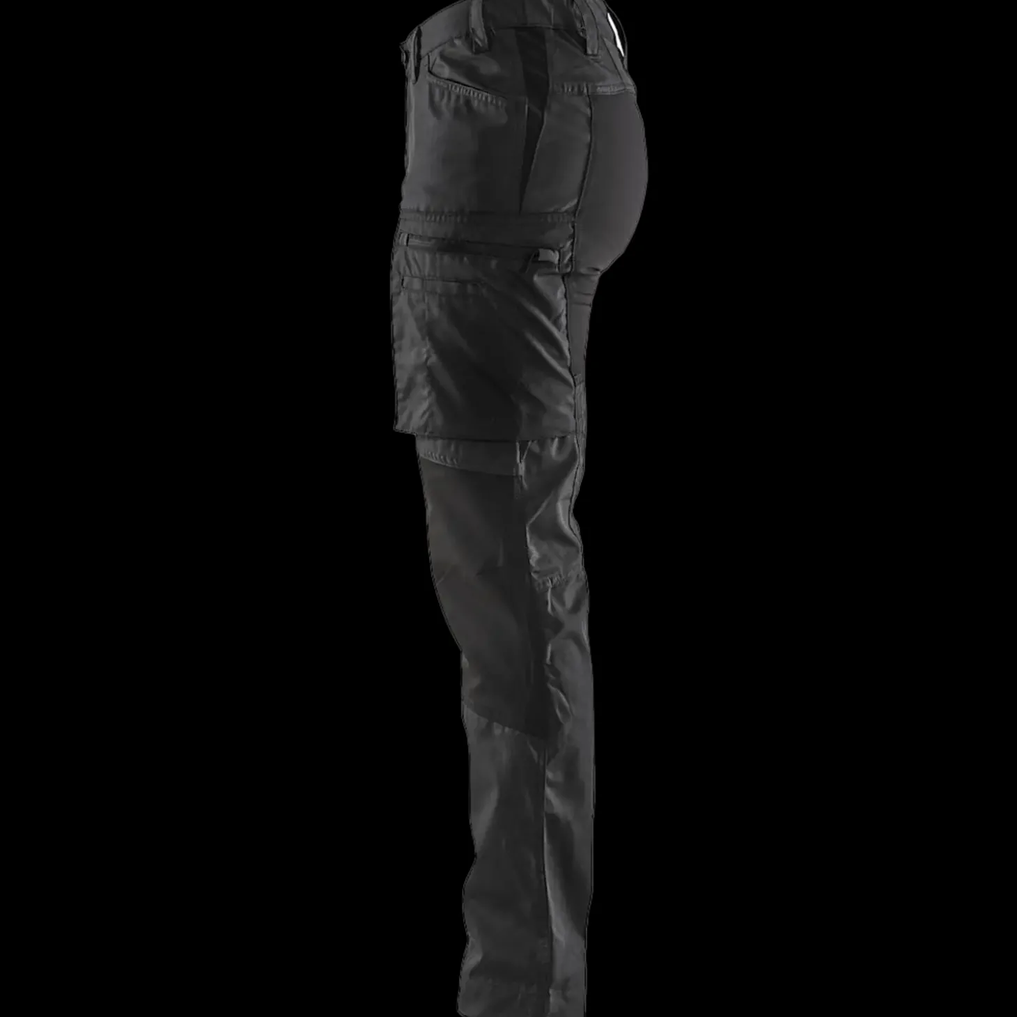 Blåklæder dame service bukser med stretch sort str. C42