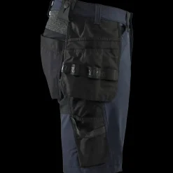 Blåklæder håndværker shorts 4-vejs stretch mørk marineblå/sort str. C62