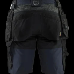 Blåklæder håndværker shorts 4-vejs stretch mørk marineblå/sort str. C62