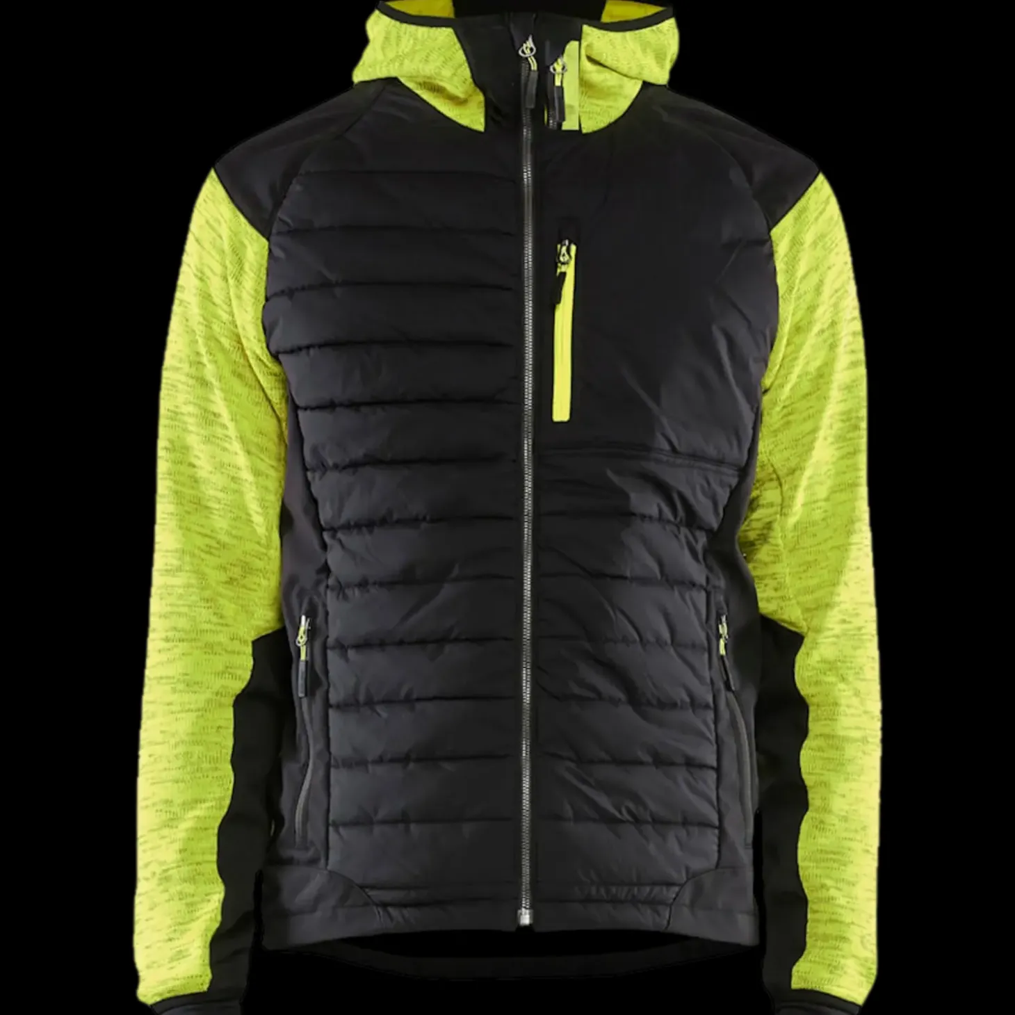 Blåklæder hybrid jakke high-vis gul/sort str. XL