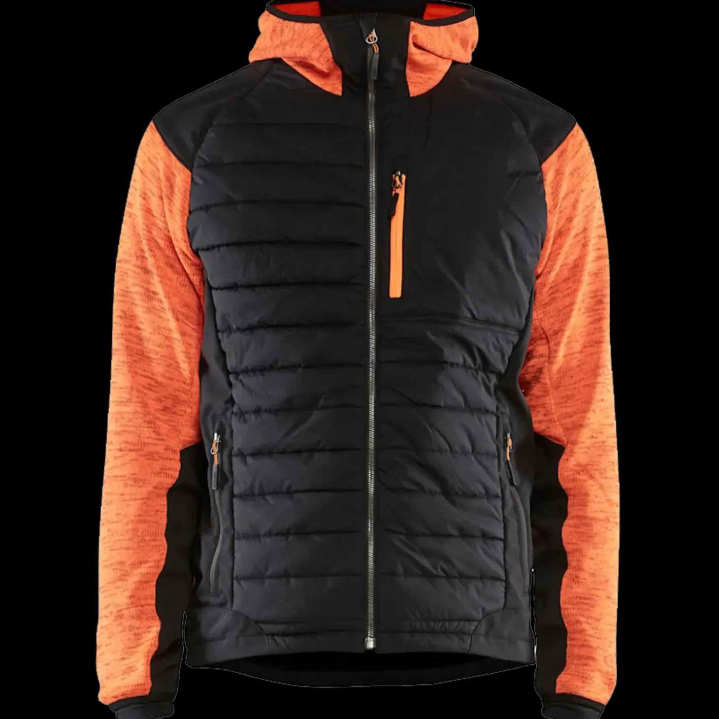Blåklæder hybrid jakke high-vis orange/sort str. 2XL