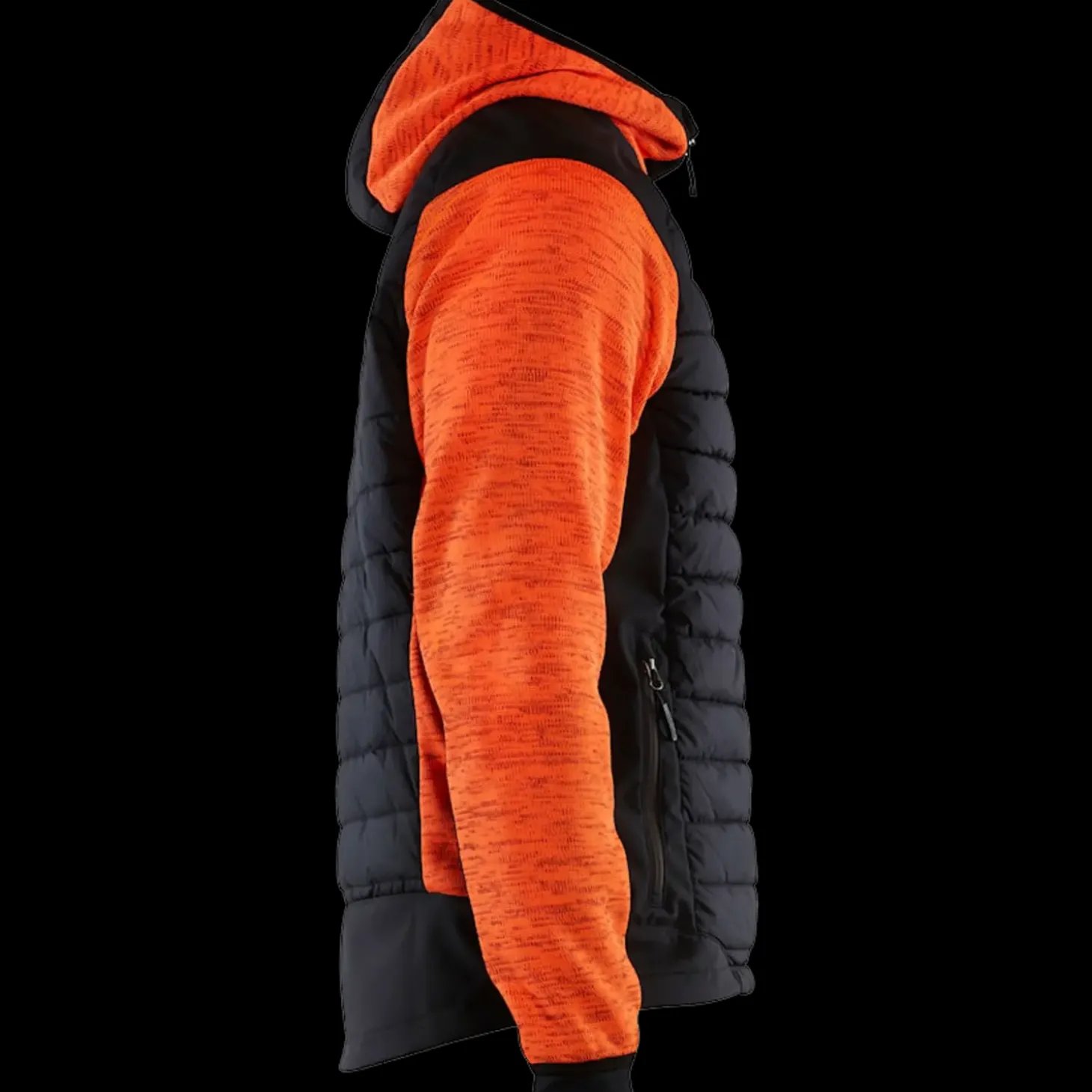 Blåklæder hybrid jakke high-vis orange/sort str. 2XL
