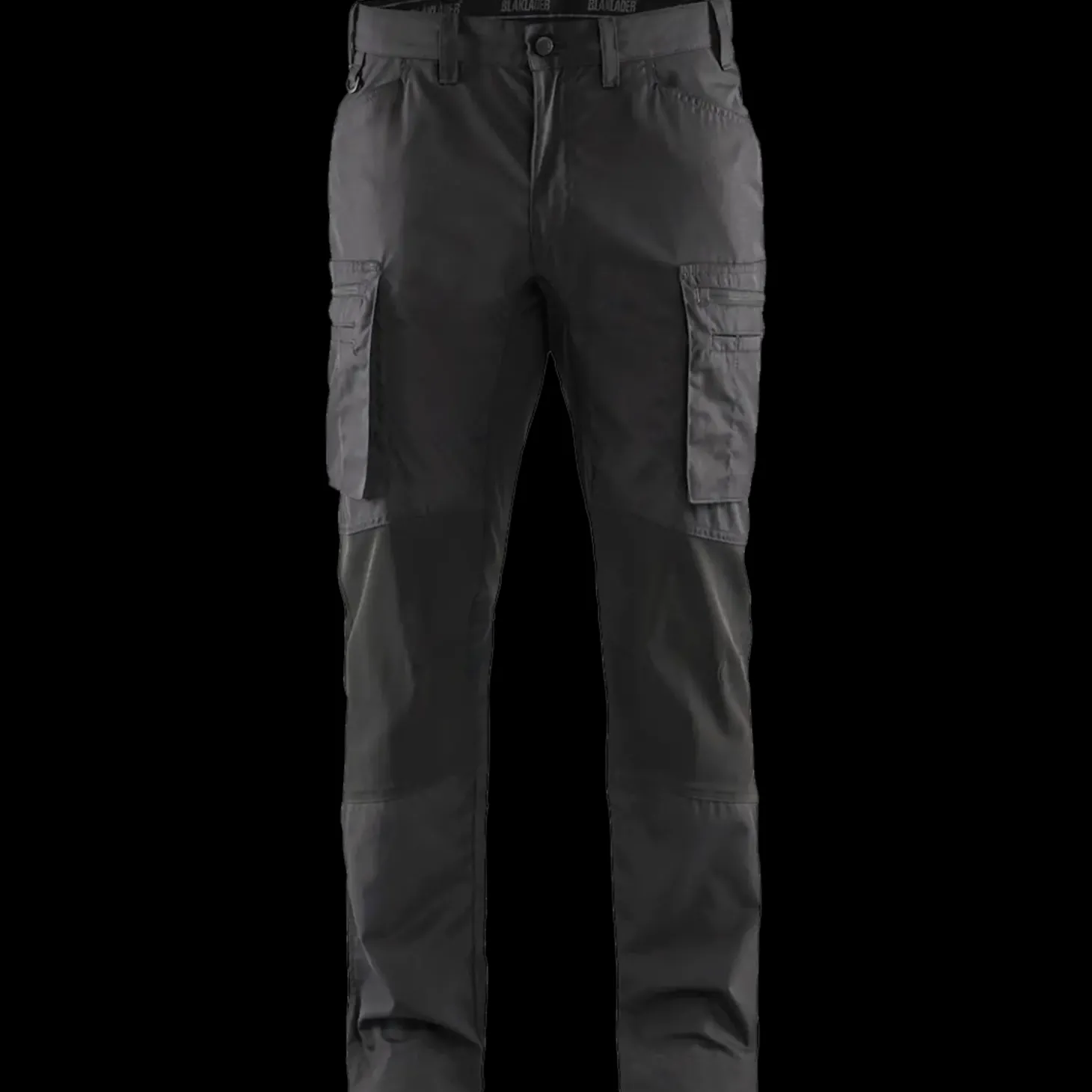 Blåklæder service bukser med stretch mørk grå/sort str. D88