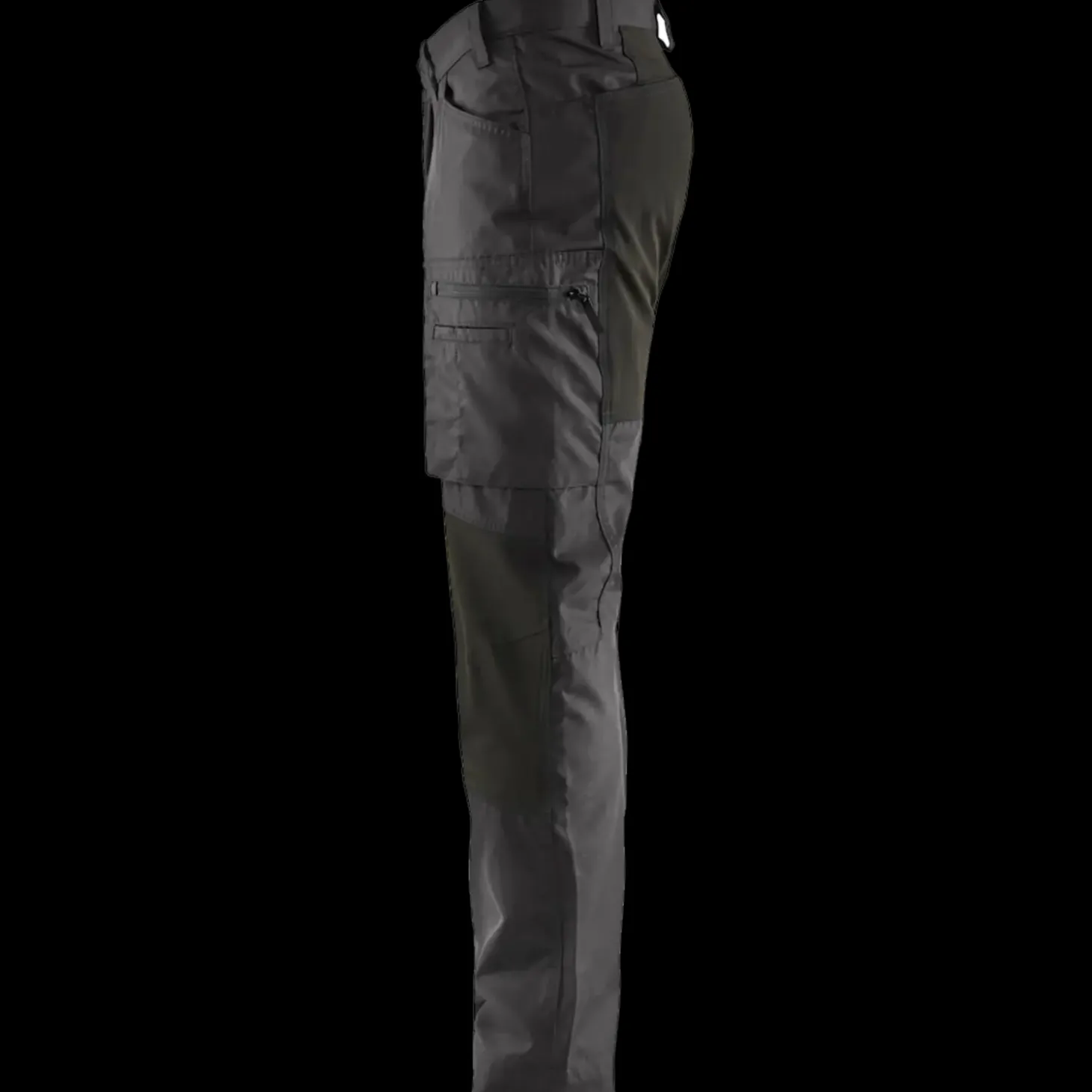 Blåklæder service bukser med stretch mørk grå/sort str. D88