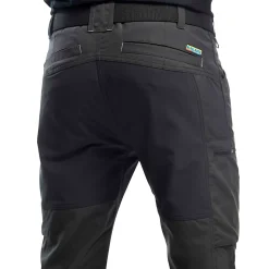 Blåklæder service bukser med stretch mørk grå/sort str. D88