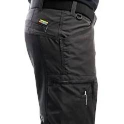 Blåklæder service bukser med stretch mørk grå/sort str. D88