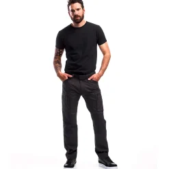 Blåklæder service bukser med stretch mørk grå/sort str. D88