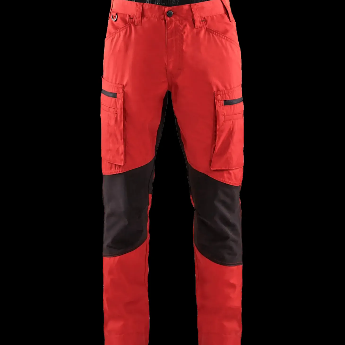 Blåklæder service bukser med stretch rød/sort str. C50
