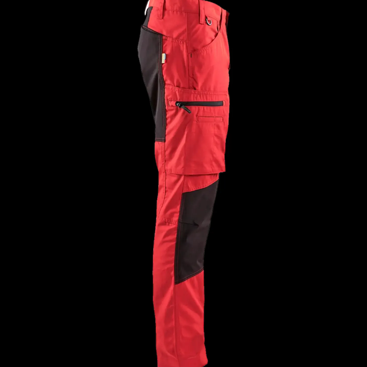 Blåklæder service bukser med stretch rød/sort str. C50