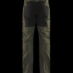 Blåklæder service bukser med stretch olivengrøn/sort str. C56