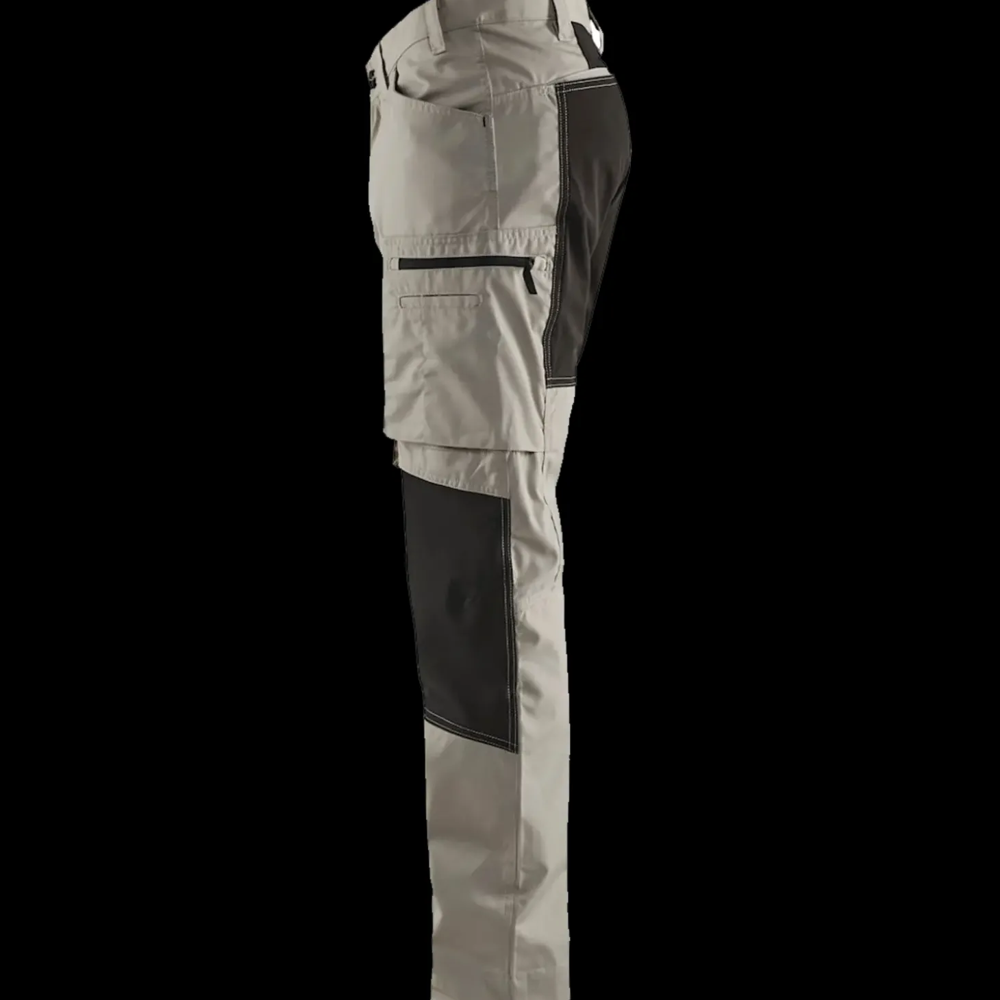 Blåklæder service bukser med stretch sand/sort str. D96