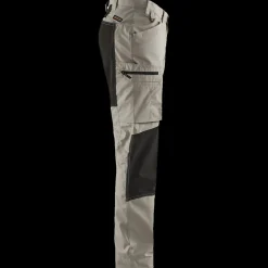 Blåklæder service bukser med stretch sand/sort str. D96