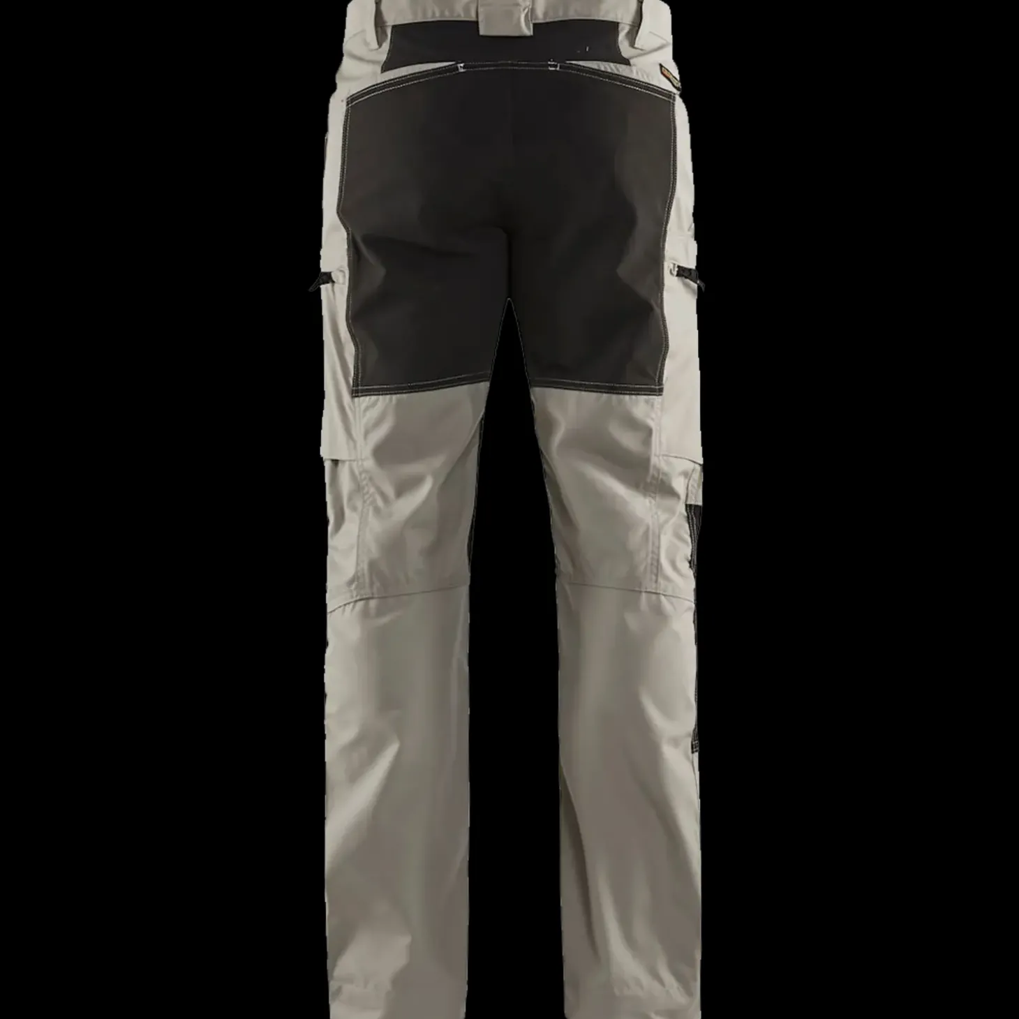 Blåklæder service bukser med stretch sand/sort str. D96