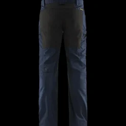 Blåklæder service bukser med stretch mørk marineblå/sort str. C48