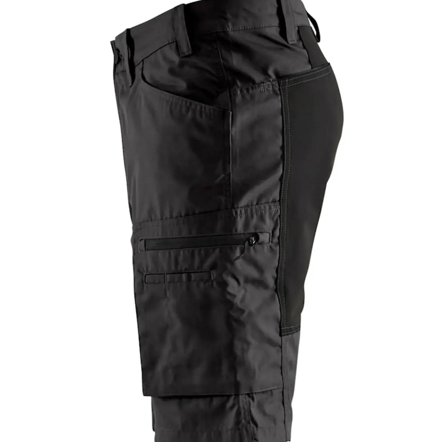 Blåklæder service shorts med stretch sort str. C50