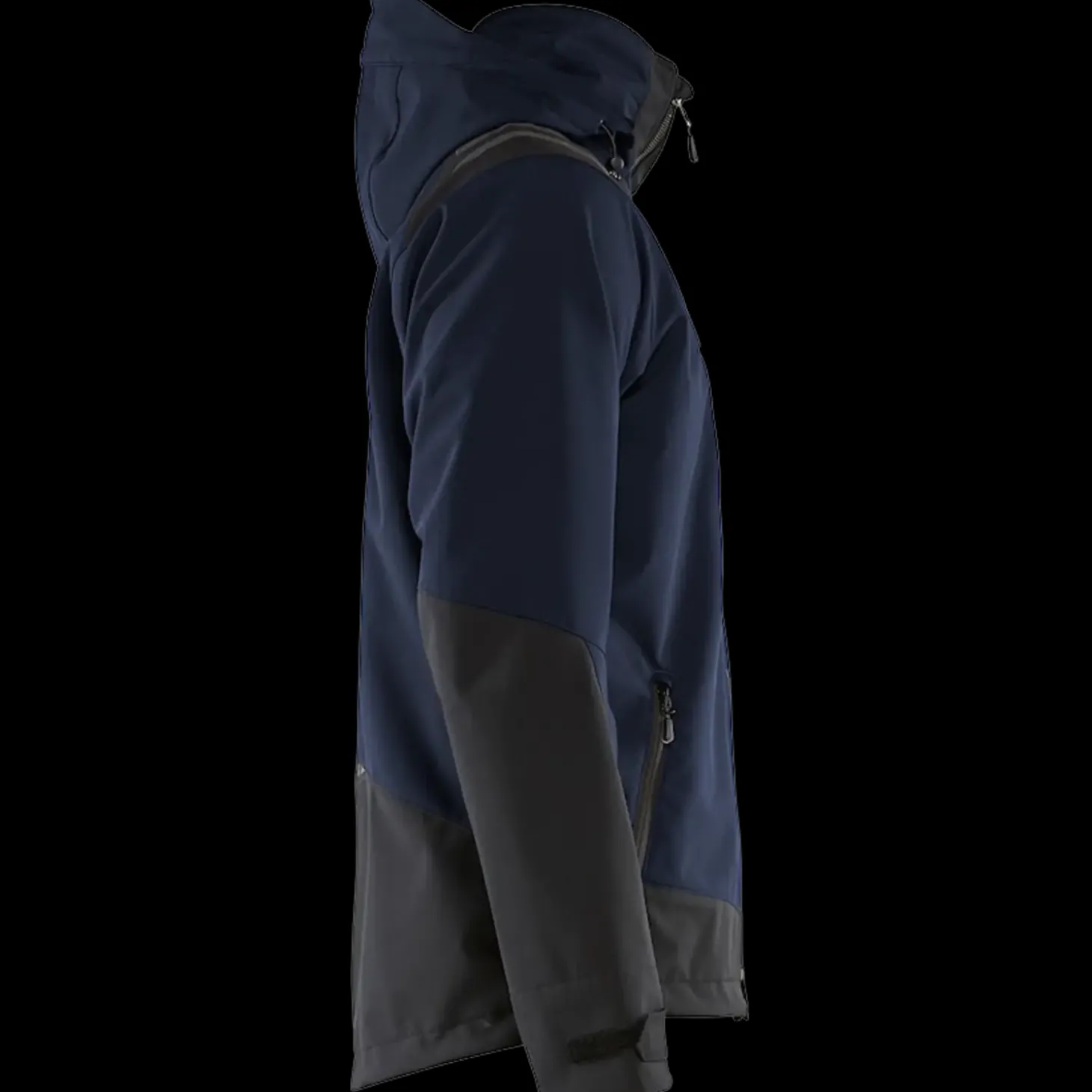 Blåklæder softshell jakke mørk marineblå/sort str. XL
