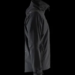 Blåklæder softshell jakke sort/sort str. XL