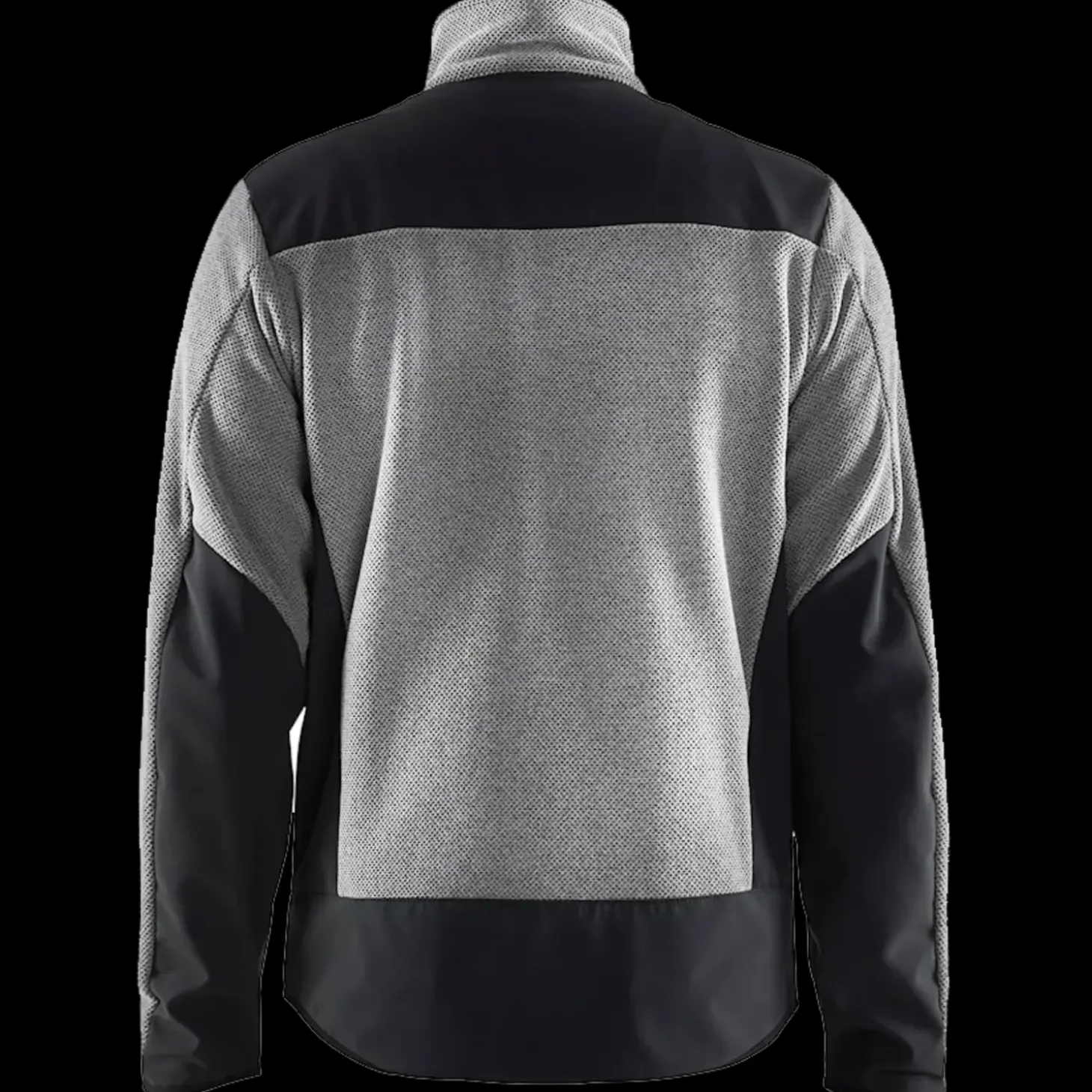 Blåklæder strikket softshell jakke antracit gråmeleret/sort str. M