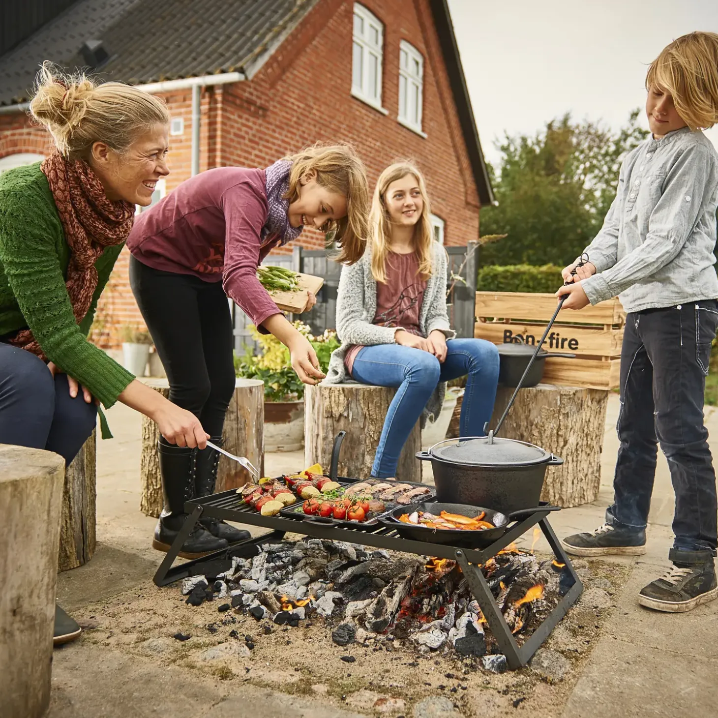 Bon-fire dutch oven 7,6l - støbejern