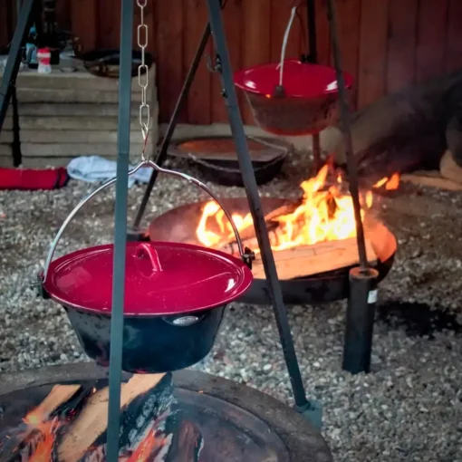 Bon-fire gryde 6 l, sort emalje